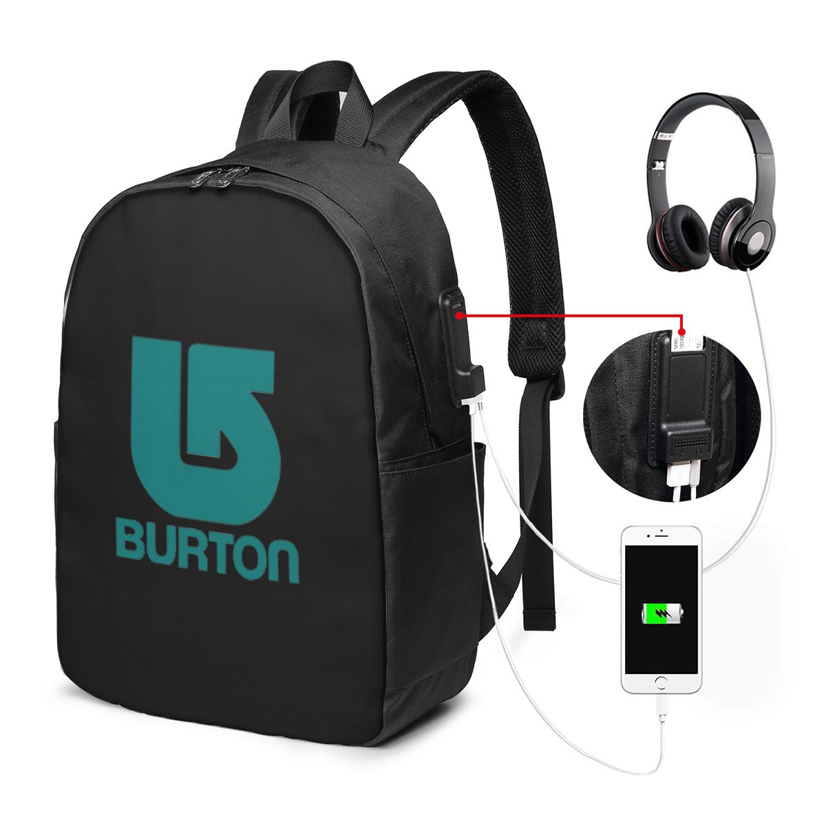 Laptop Bag - Burton Snowboard Sportieve rugzak Reisnotebooktas Computer