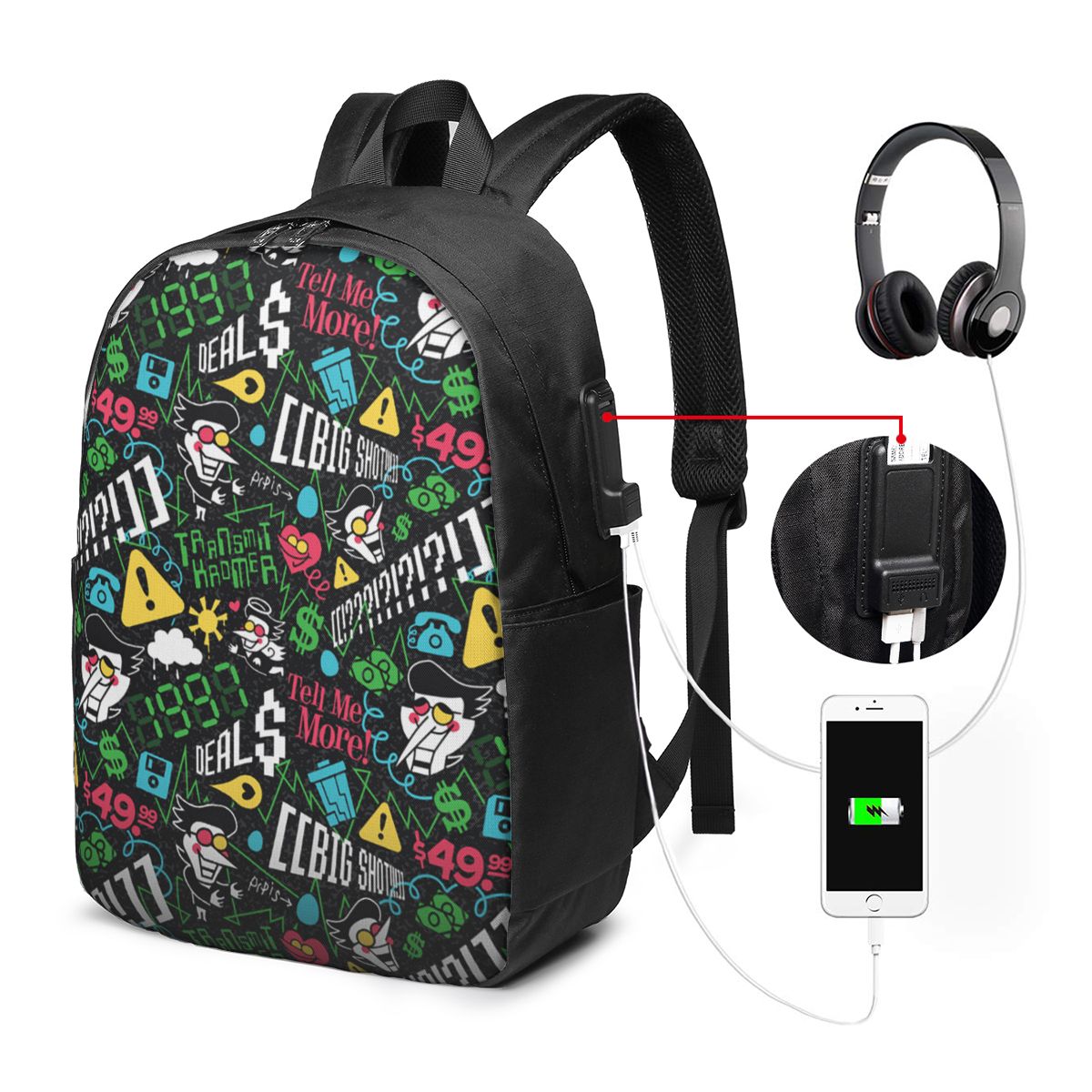Deltarune SPAMTON G Rugzak Rei - Laptop Bag recensie en prijs