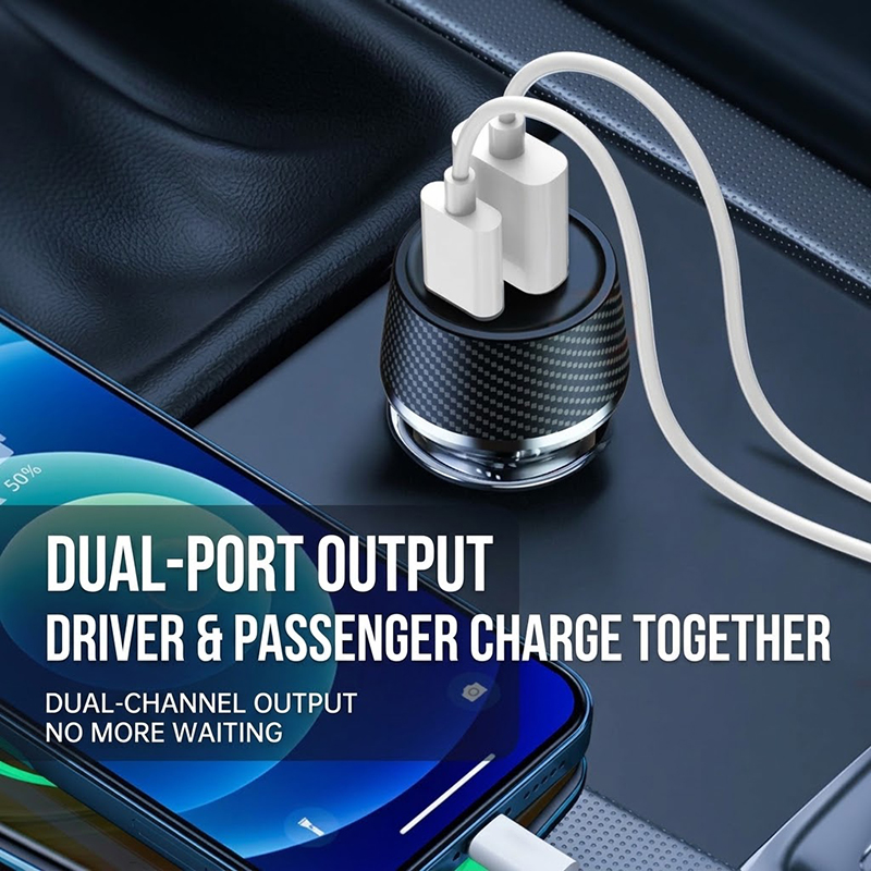 Snelle autolader 60W, adapter  - Usb C Hub recensie en prijs