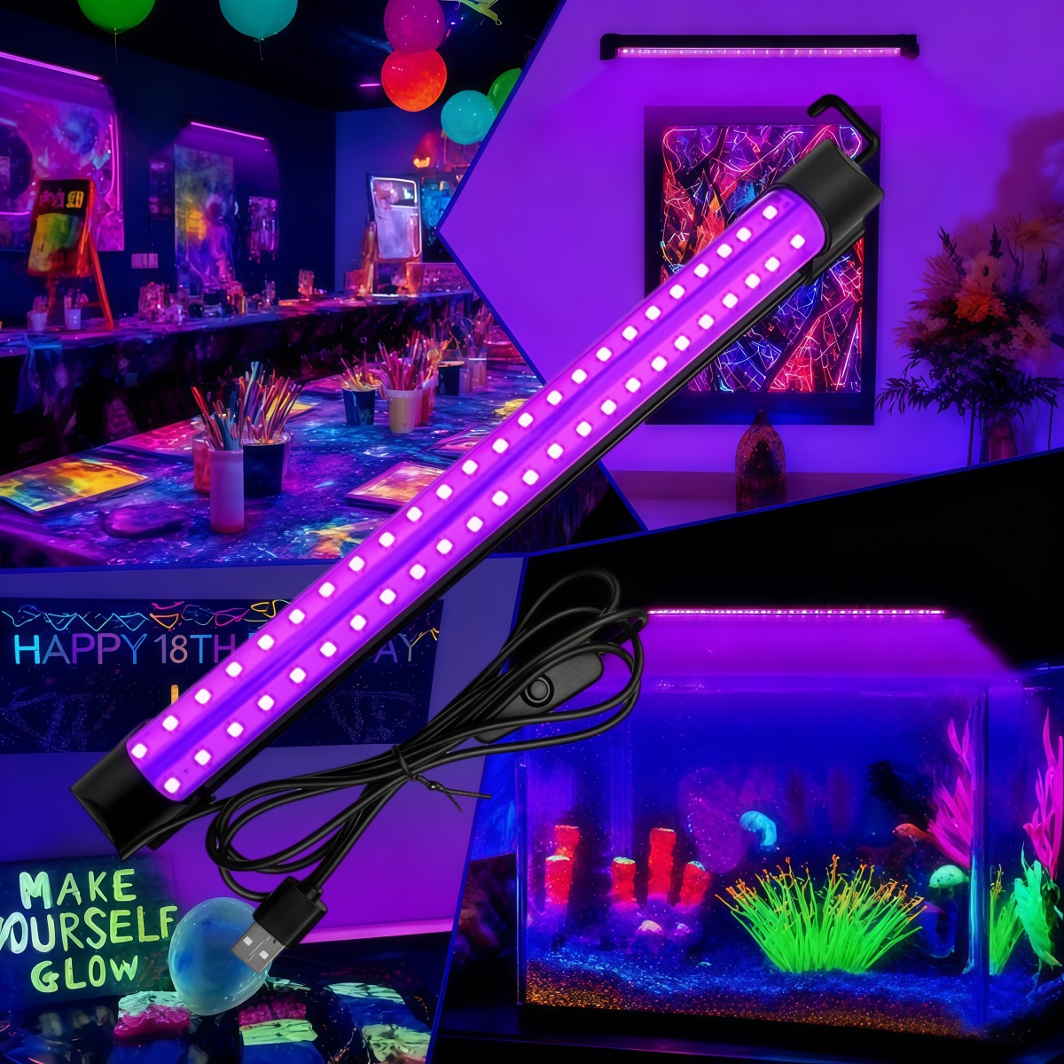 Zwartlichtbuis 5W/10W USB-stek - Usb Hub recensie en prijs