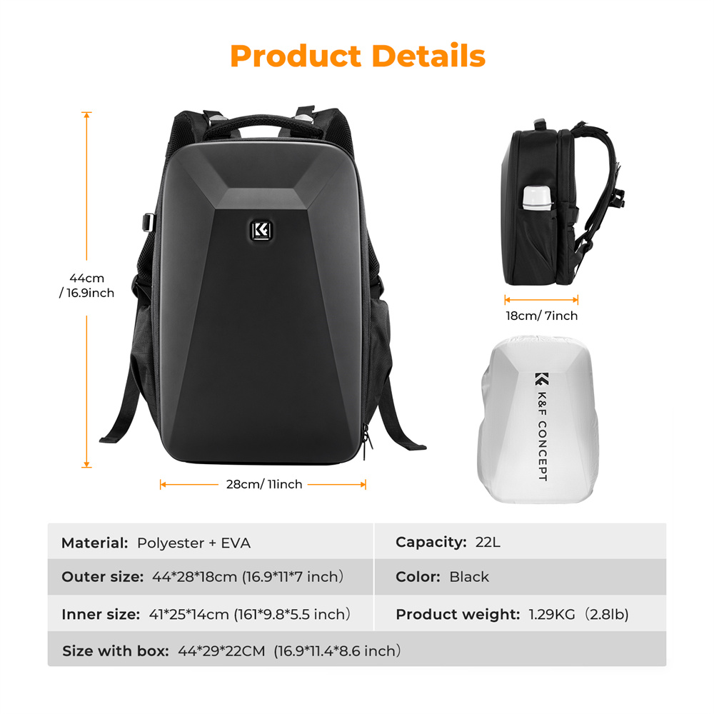 K&F CONCEPT Camera tas met gro - Laptop Original Accessories recensie en prijs