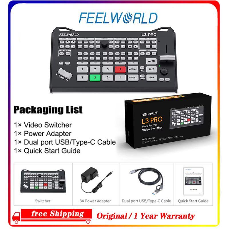 FEELWORLD L3 PRO, een 5-kanaal - Hdmi Cable recensie en prijs
