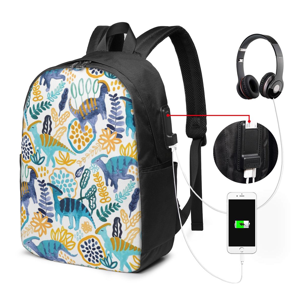 Gouache Parasaurolophuses Rugz - Laptop Bag recensie en prijs