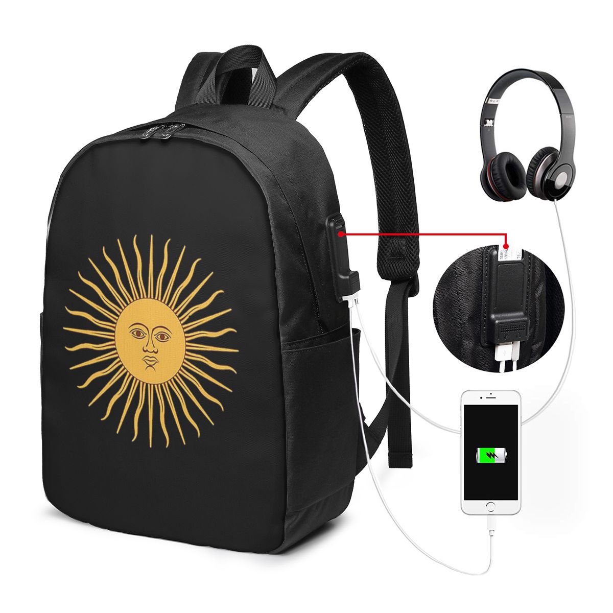 Sun Of May Vlag van Argentinië - Laptop Bag recensie en prijs